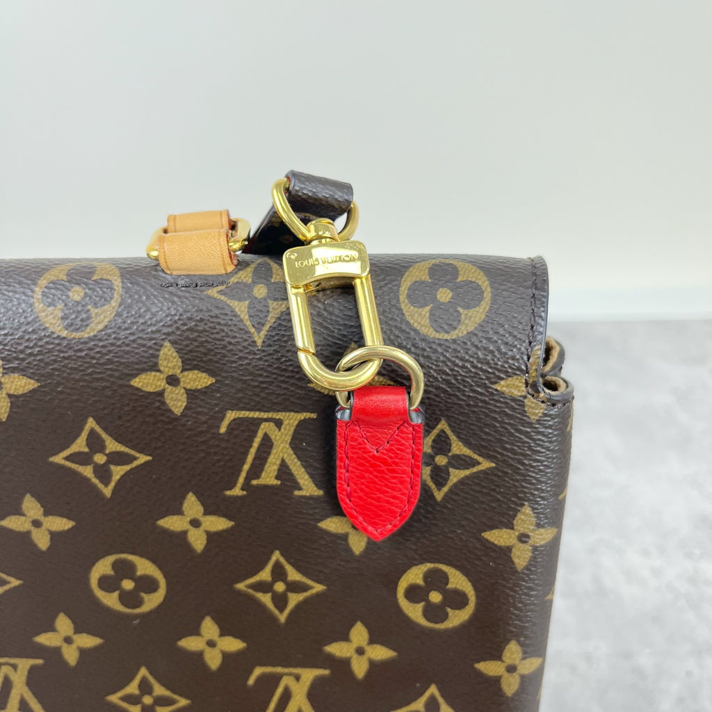 Louis Vuitton Red Messenger Bag M44286