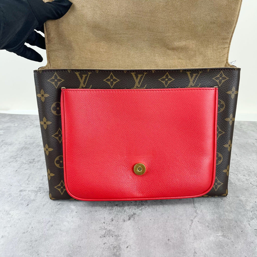 Louis Vuitton Red Messenger Bag M44286