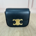 Celine TRIOMPHE Mini Glossy Calfskin Handbag 10I513DPV.38NO