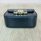 Celine TRIOMPHE Mini Glossy Calfskin Handbag 10I513DPV.38NO