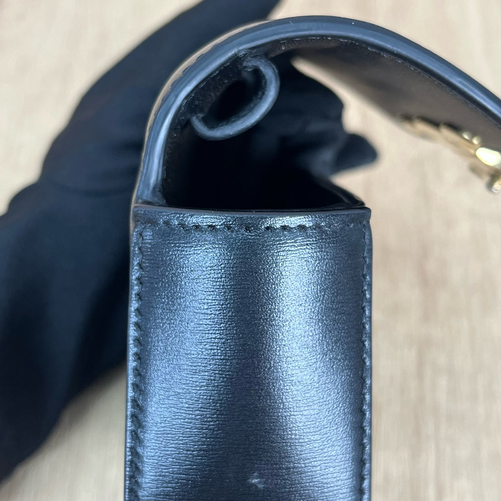 Celine TRIOMPHE Mini Glossy Calfskin Handbag 10I513DPV.38NO