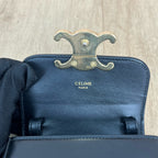 Celine TRIOMPHE Mini Glossy Calfskin Handbag 10I513DPV.38NO