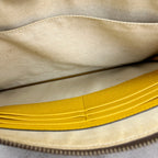 Gucci Neo Vintage GG Supreme canvas clutch bag Canvas Yellow Clutch 473956 K9GOT 8861