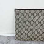 Gucci Neo Vintage GG Supreme canvas clutch bag Canvas Yellow Clutch 473956 K9GOT 8861