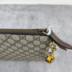 Gucci Neo Vintage GG Supreme canvas clutch bag Canvas Yellow Clutch 473956 K9GOT 8861