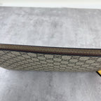 Gucci Neo Vintage GG Supreme canvas clutch bag Canvas Yellow Clutch 473956 K9GOT 8861
