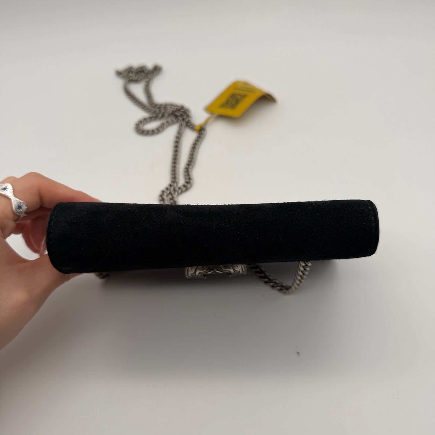 Gucci Velvet Black Shoulder Bag
