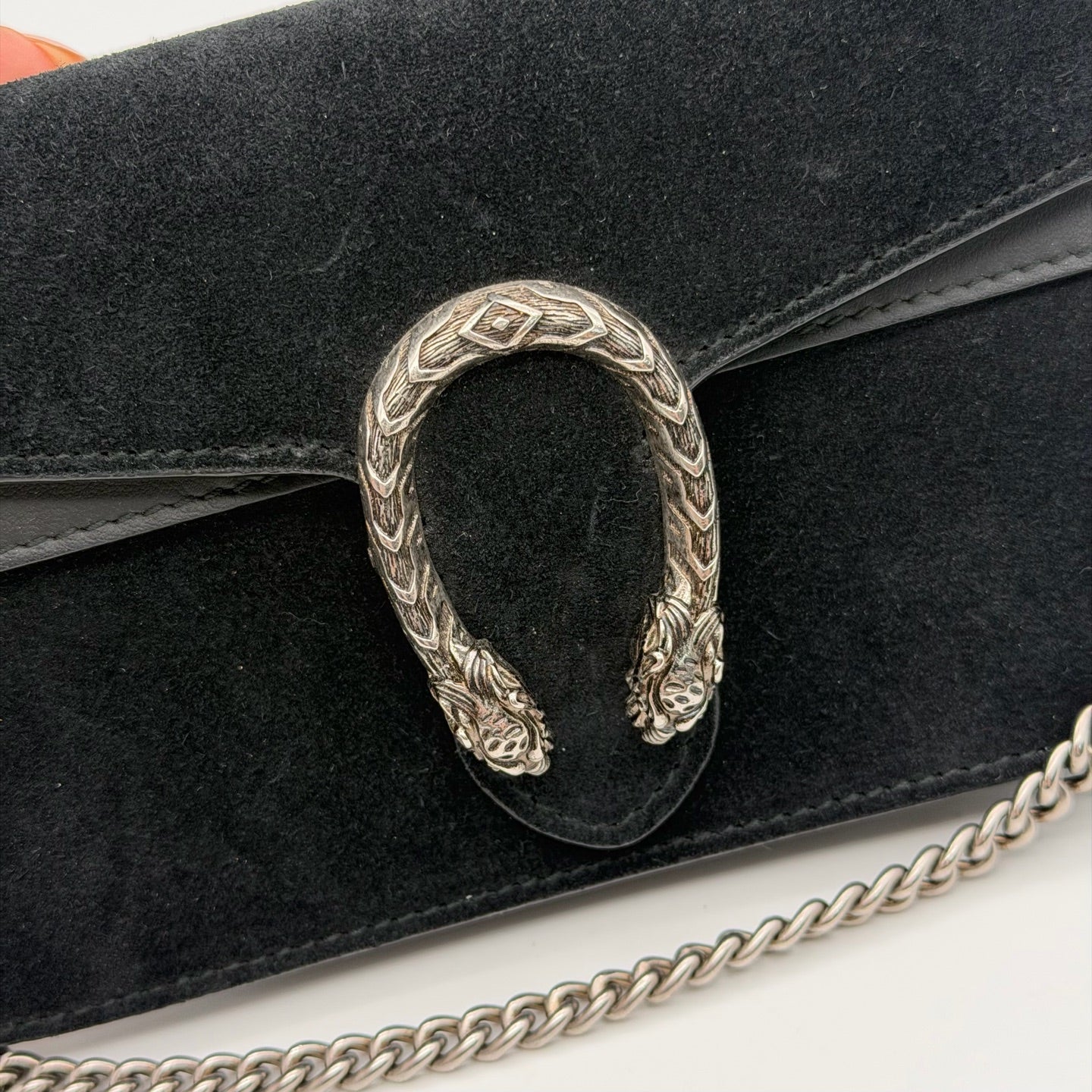 Gucci Velvet Black Shoulder Bag