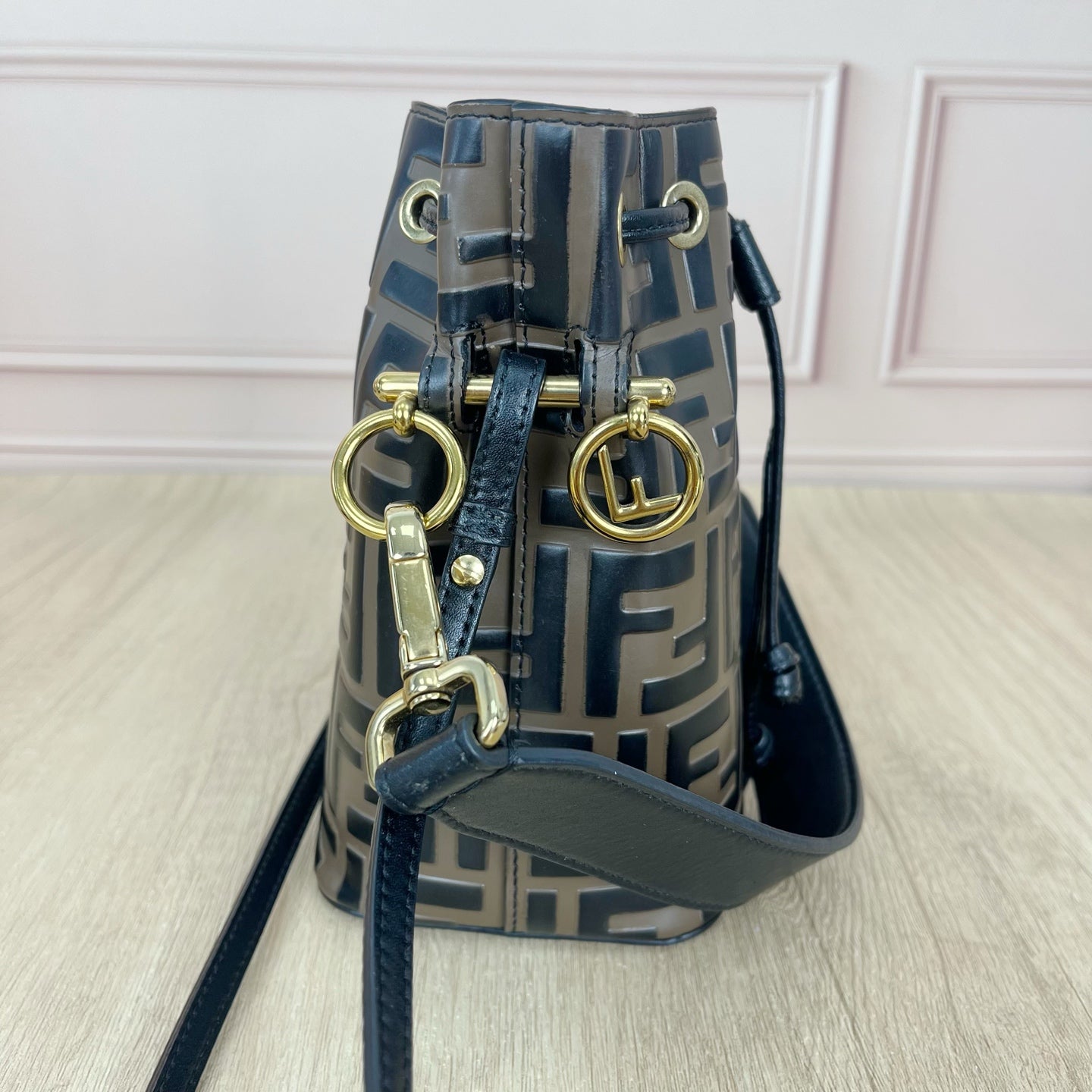 Fendi Brown Bucket & Drawstring Bag 8BS010-A3ZG-F13VK