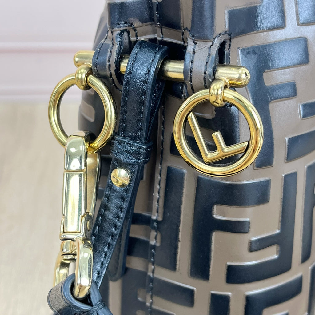 Fendi Brown Bucket & Drawstring Bag 8BS010-A3ZG-F13VK