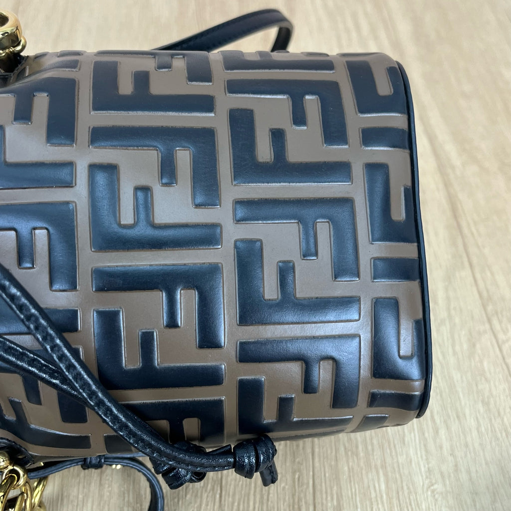 Fendi Brown Bucket & Drawstring Bag 8BS010-A3ZG-F13VK
