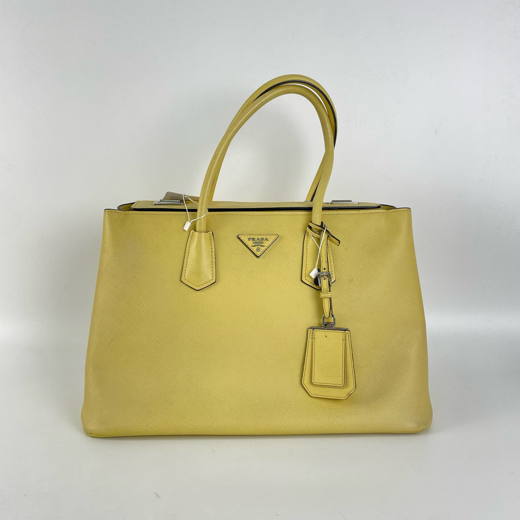 Prada Yellow Satchel