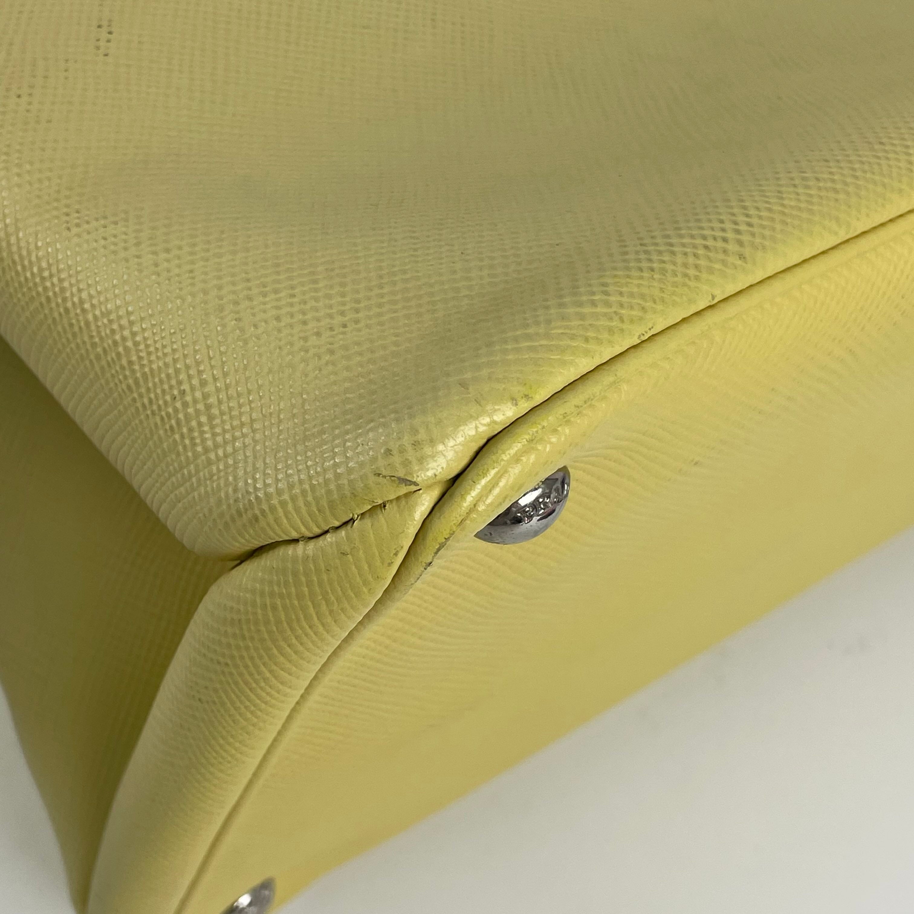 Prada Yellow Satchel