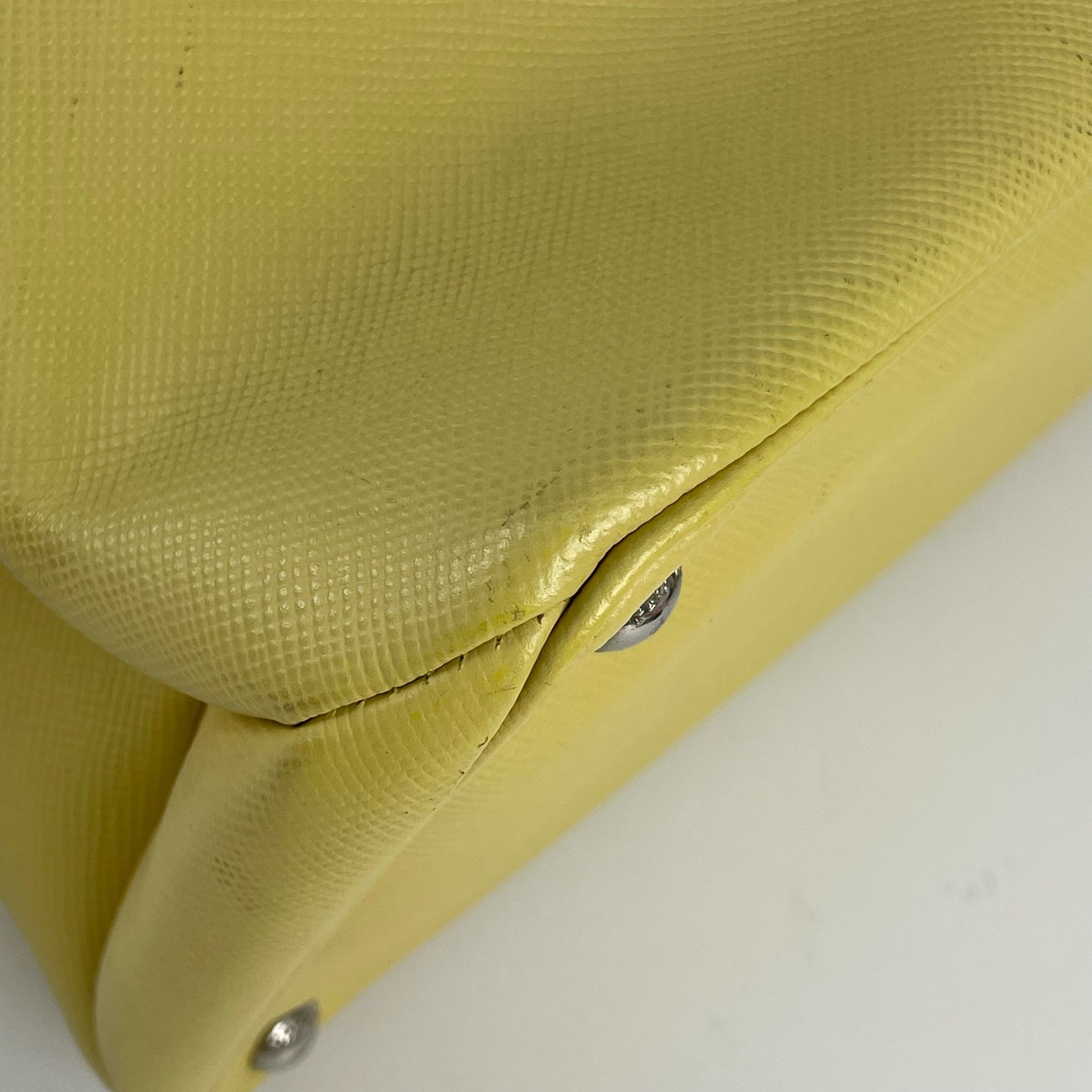 Prada Yellow Satchel