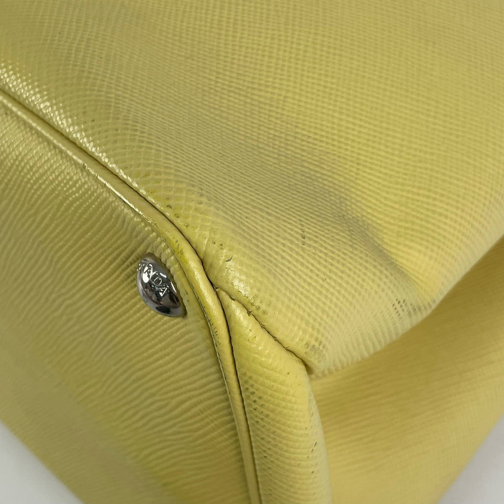 Prada Yellow Satchel