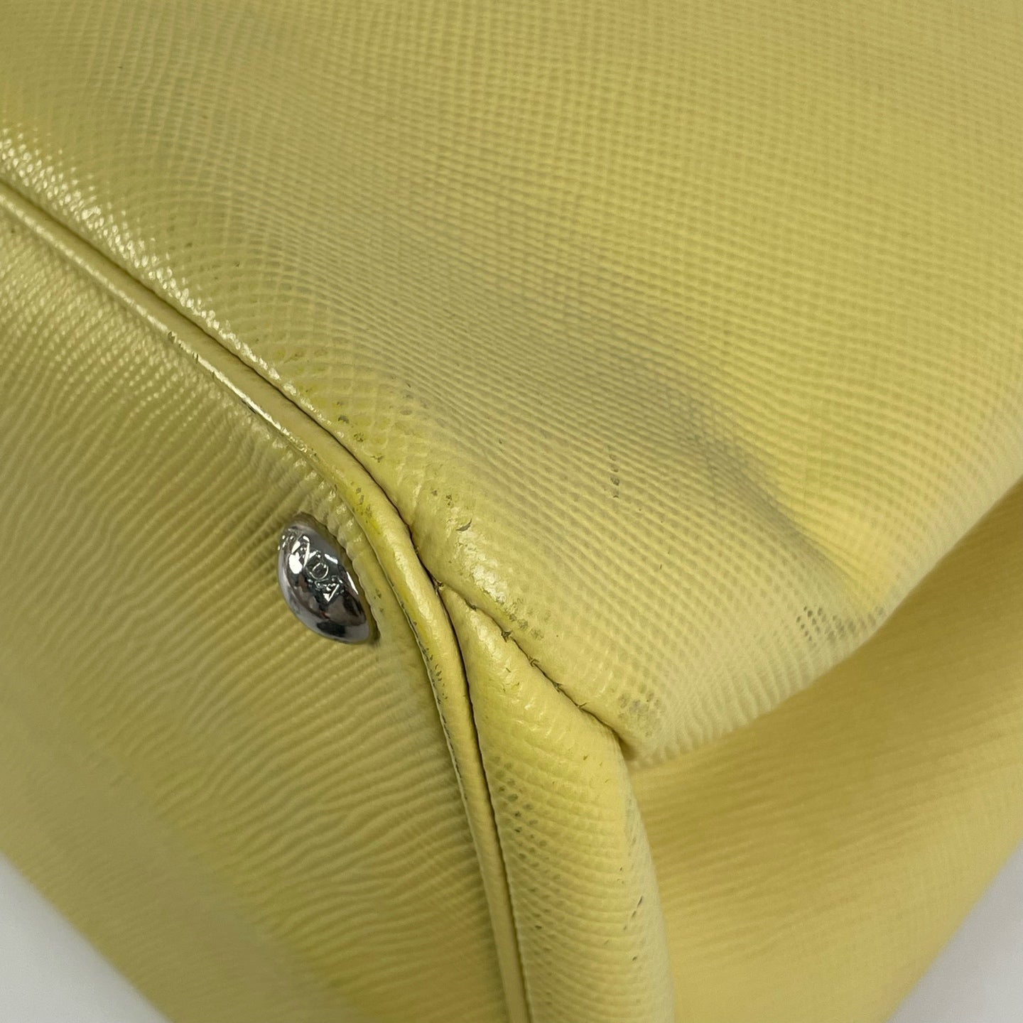 Prada Yellow Satchel