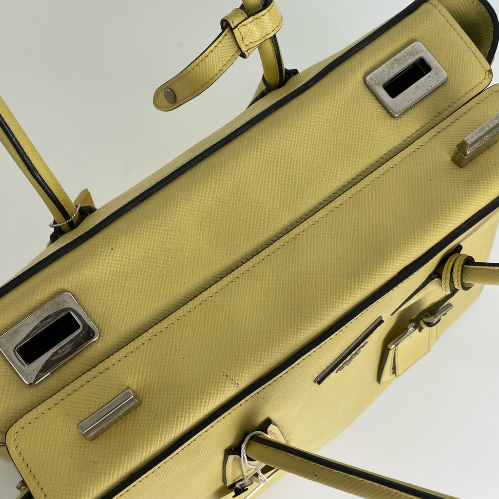 Prada Yellow Satchel