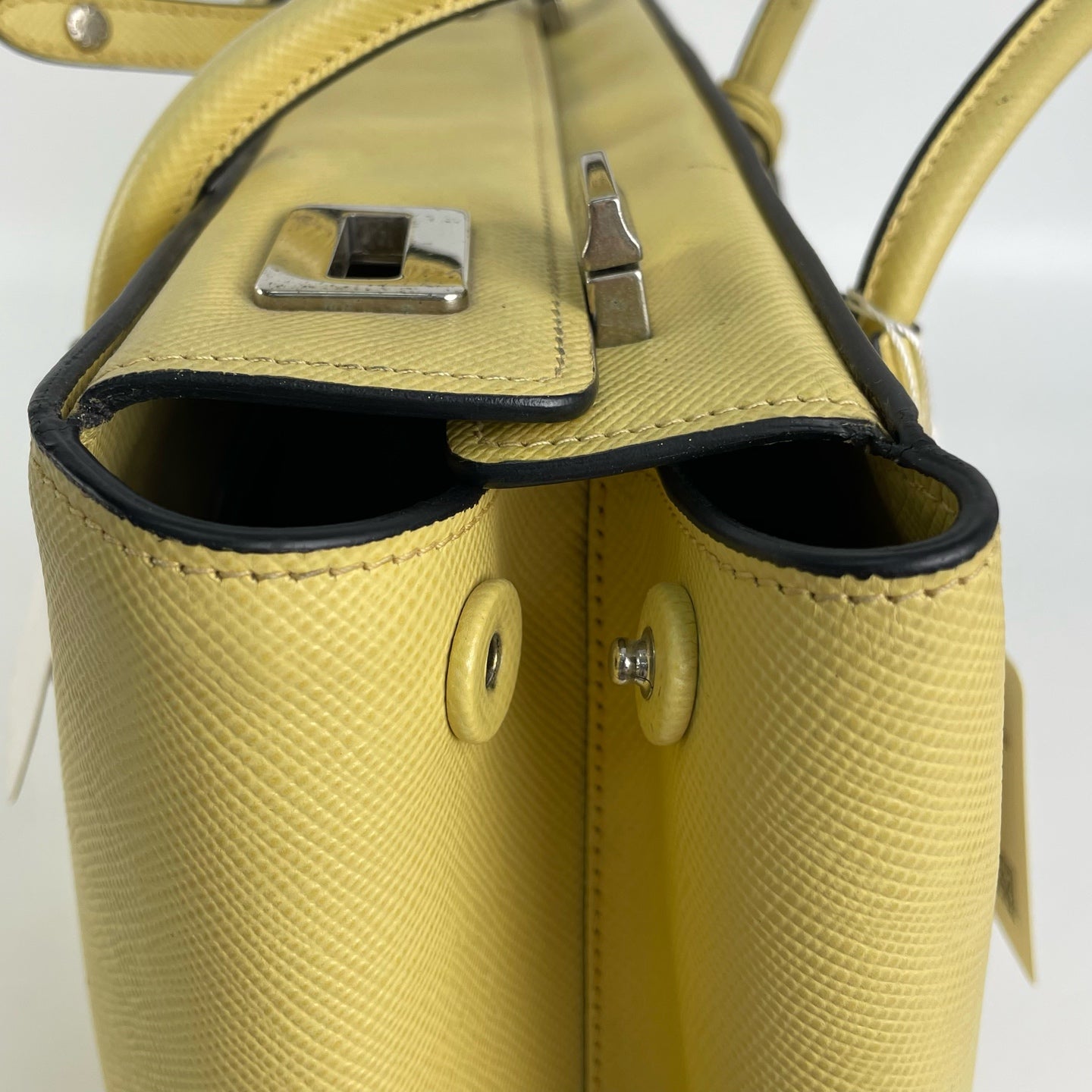 Prada Yellow Satchel