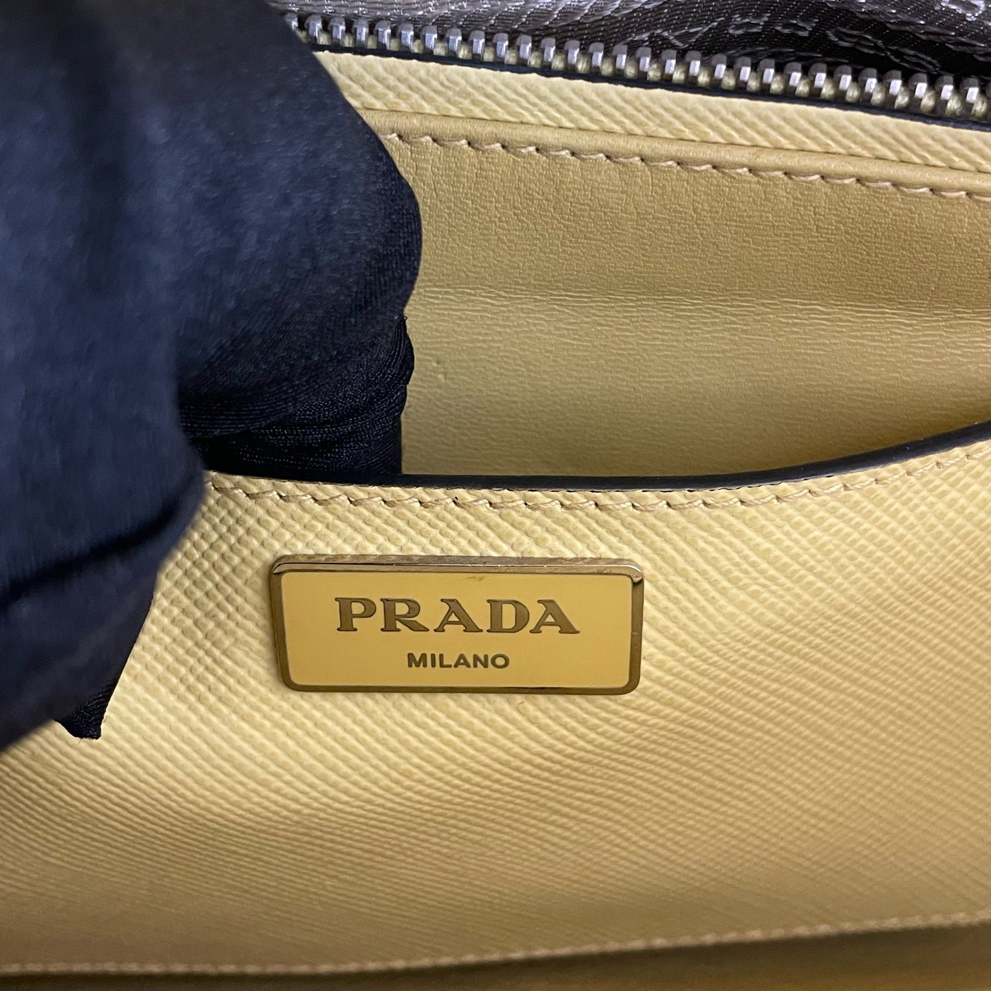 Prada Yellow Satchel