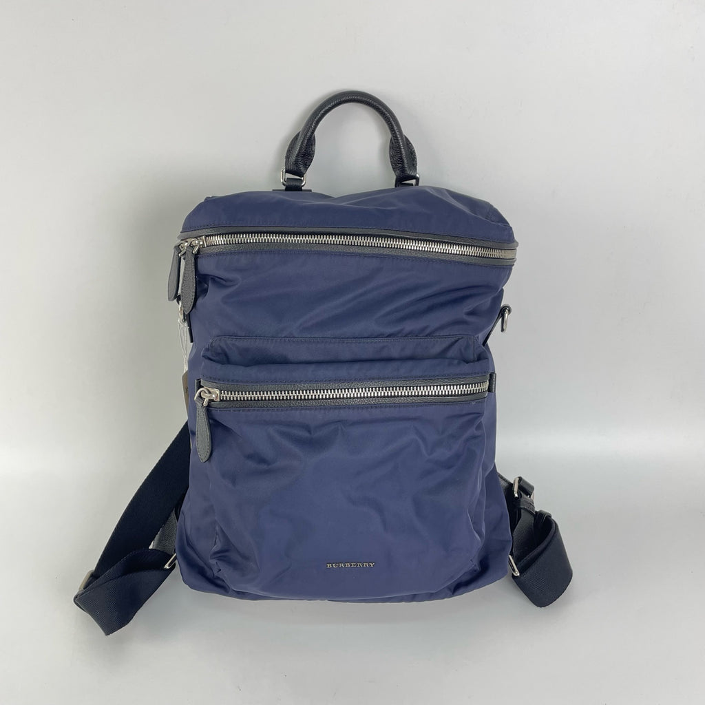 Burberry Cordura Blue Backpack