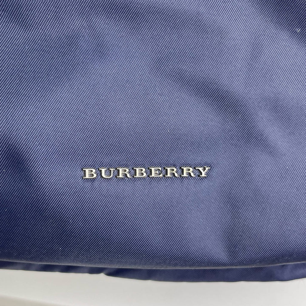 Burberry Cordura Blue Backpack