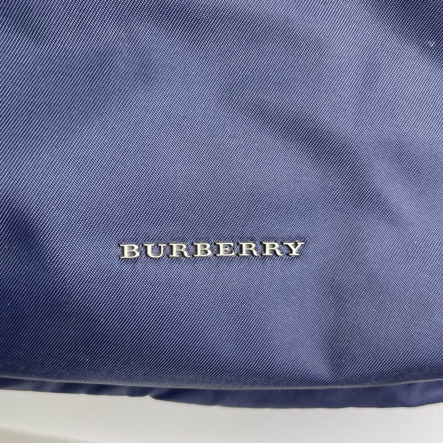 Burberry Cordura Blue Backpack