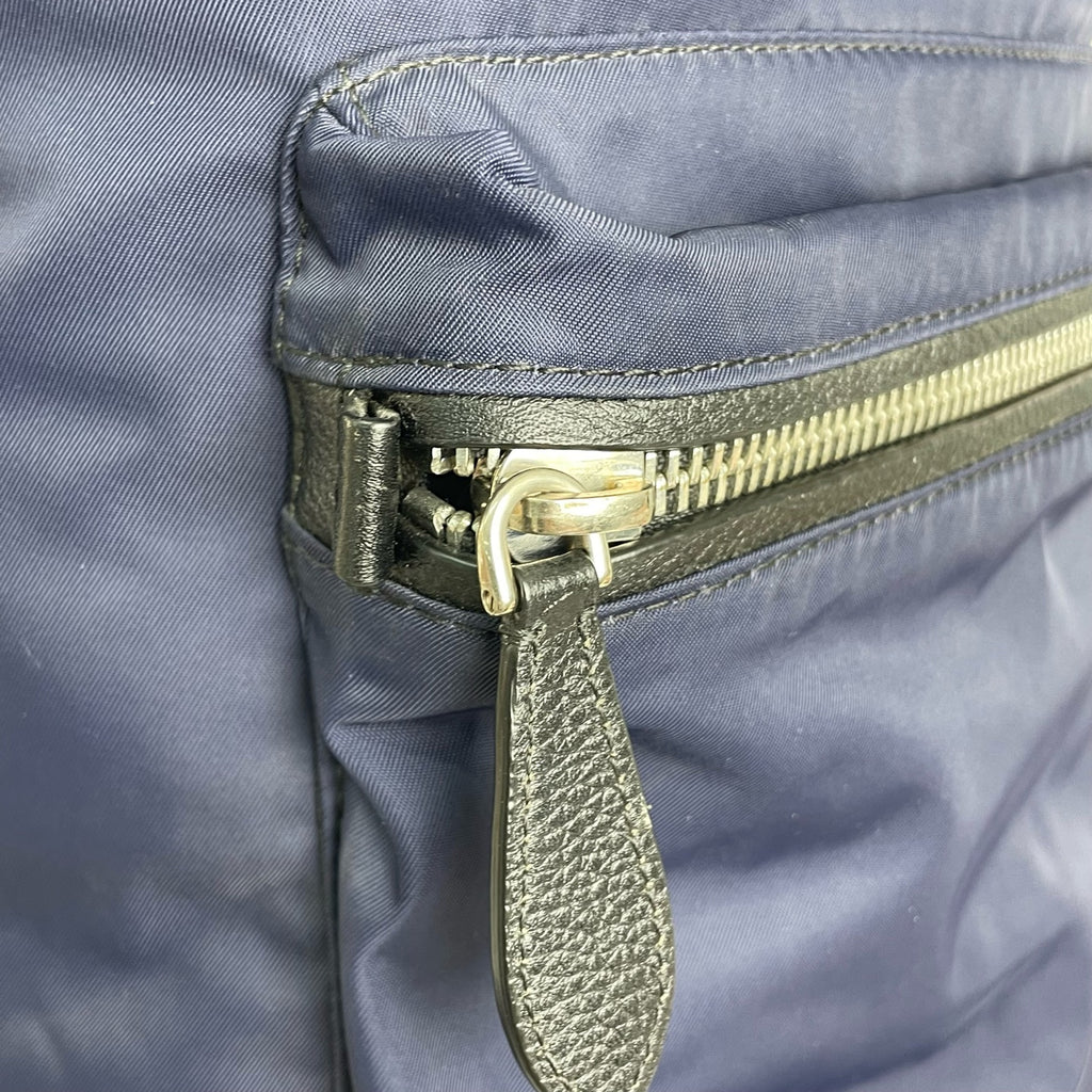 Burberry Cordura Blue Backpack