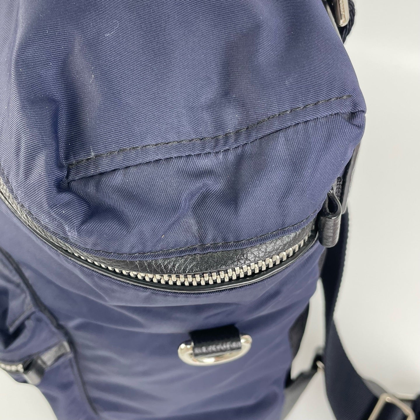 Burberry Cordura Blue Backpack