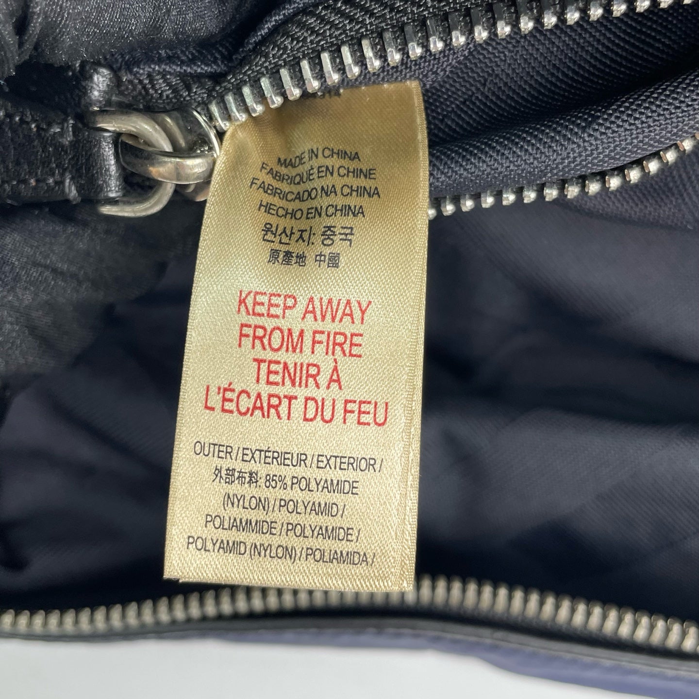 Burberry Cordura Blue Backpack