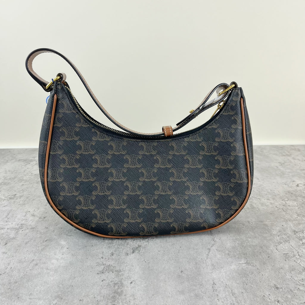 Celine AVA logo-print handbag Canvas 193952BZJ.04LU