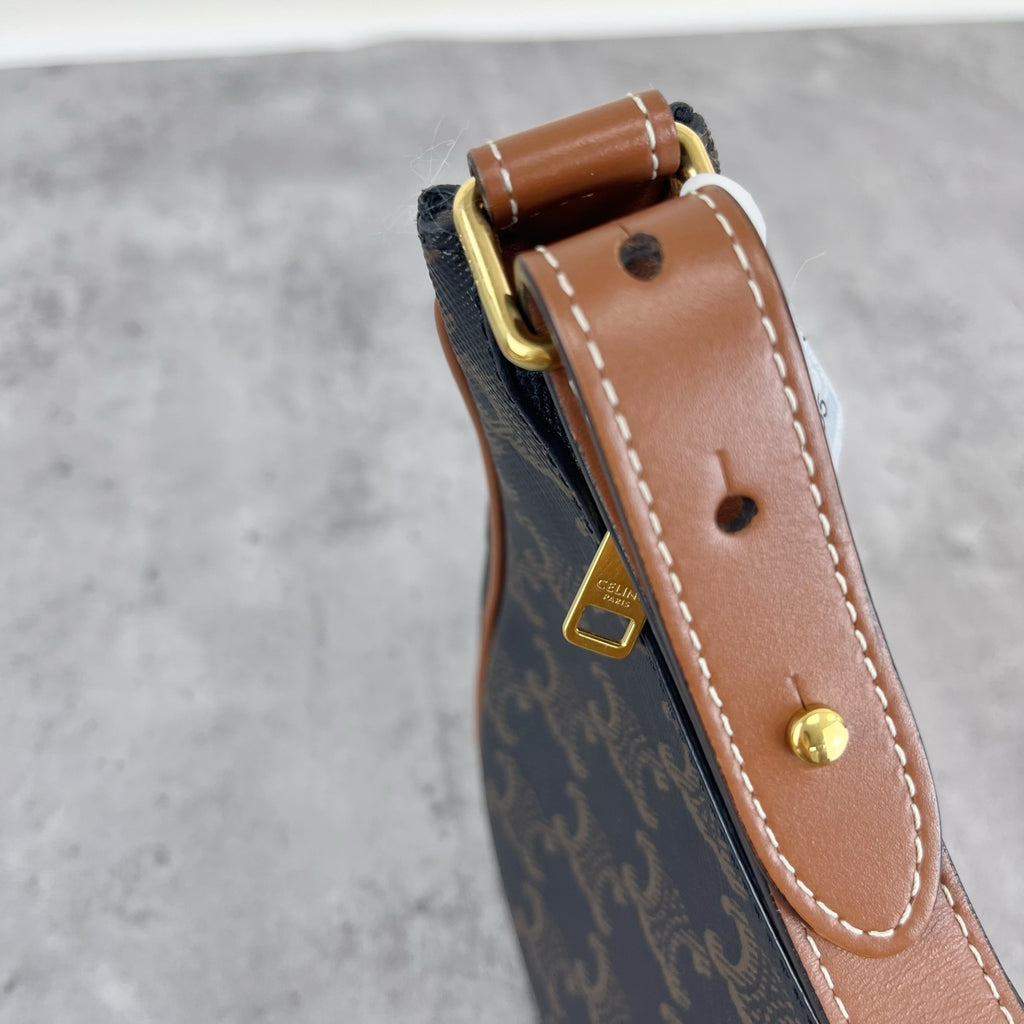 Celine AVA logo-print handbag Canvas 193952BZJ.04LU