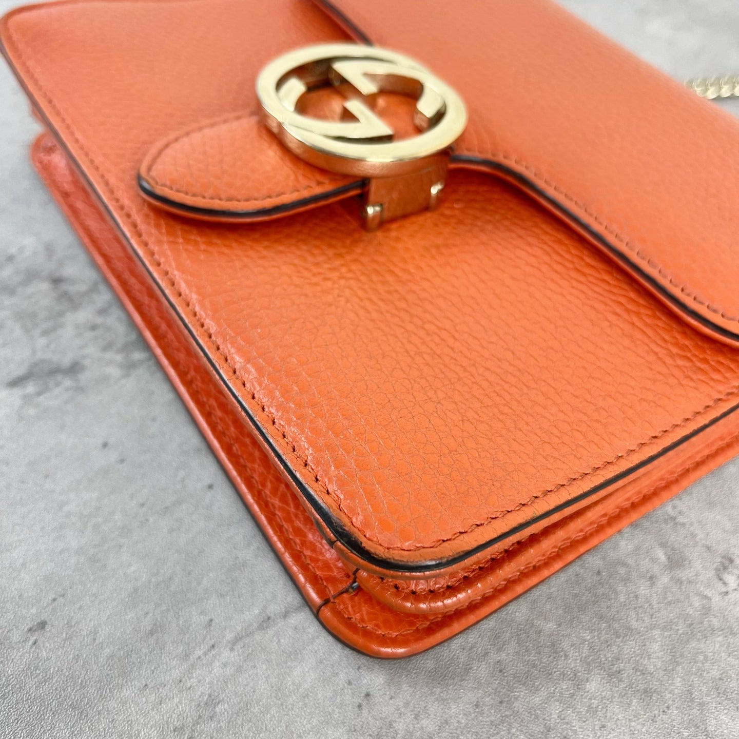 Gucci Orange Shoulder Bag