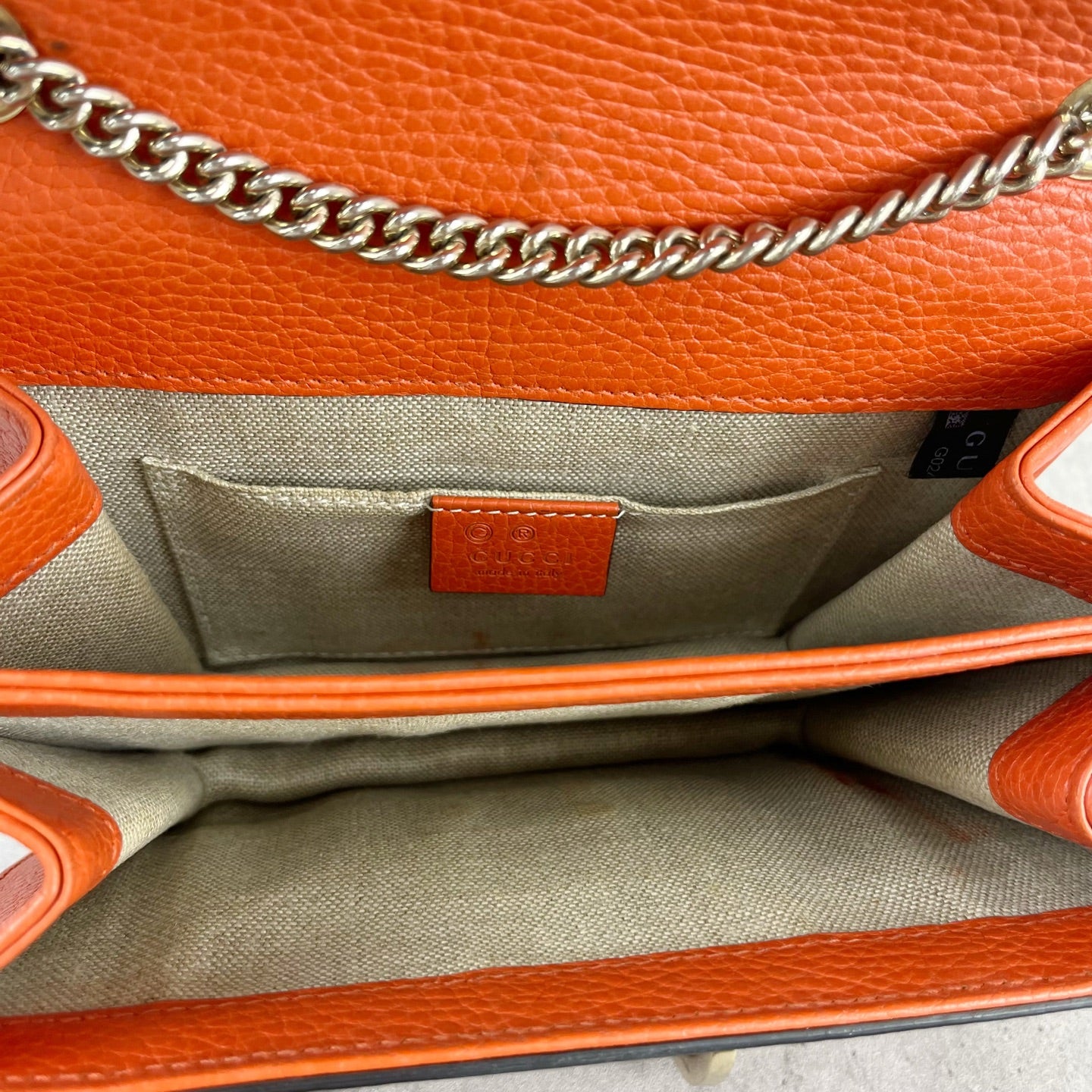 Gucci Orange Shoulder Bag