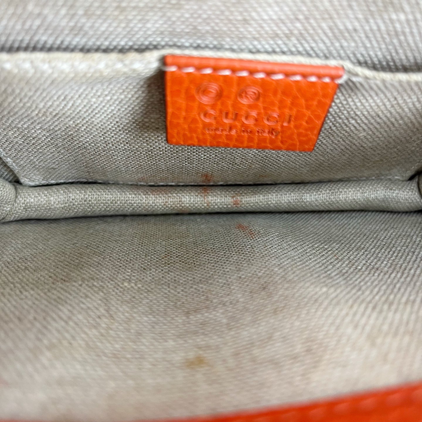 Gucci Orange Shoulder Bag