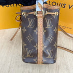 Louis Vuitton Brown Bucket & Drawstring Bag M41346
