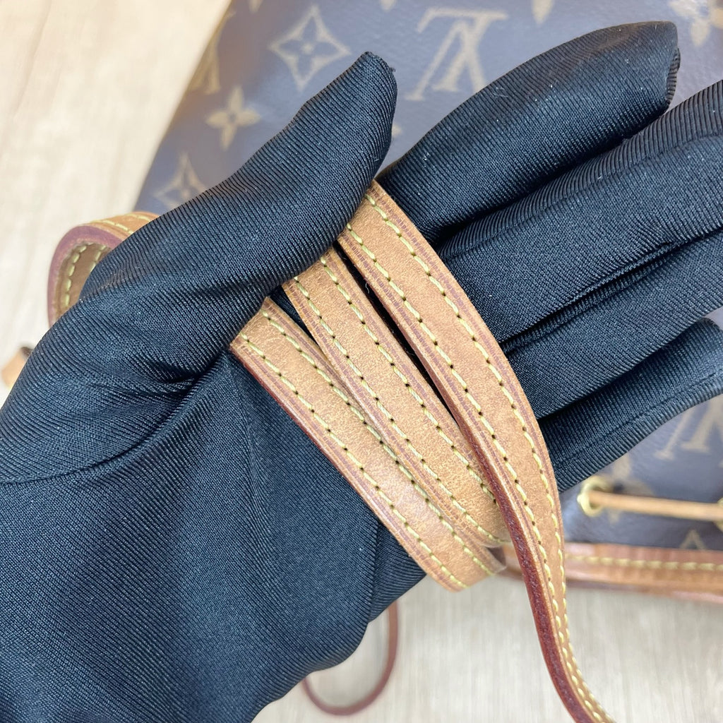 Louis Vuitton Brown Bucket & Drawstring Bag M41346