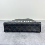 Celine CABAS Small Vertical Handbag with Logo Print Canvas 191542BZK.04LU