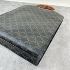 Celine CABAS Small Vertical Handbag with Logo Print Canvas 191542BZK.04LU