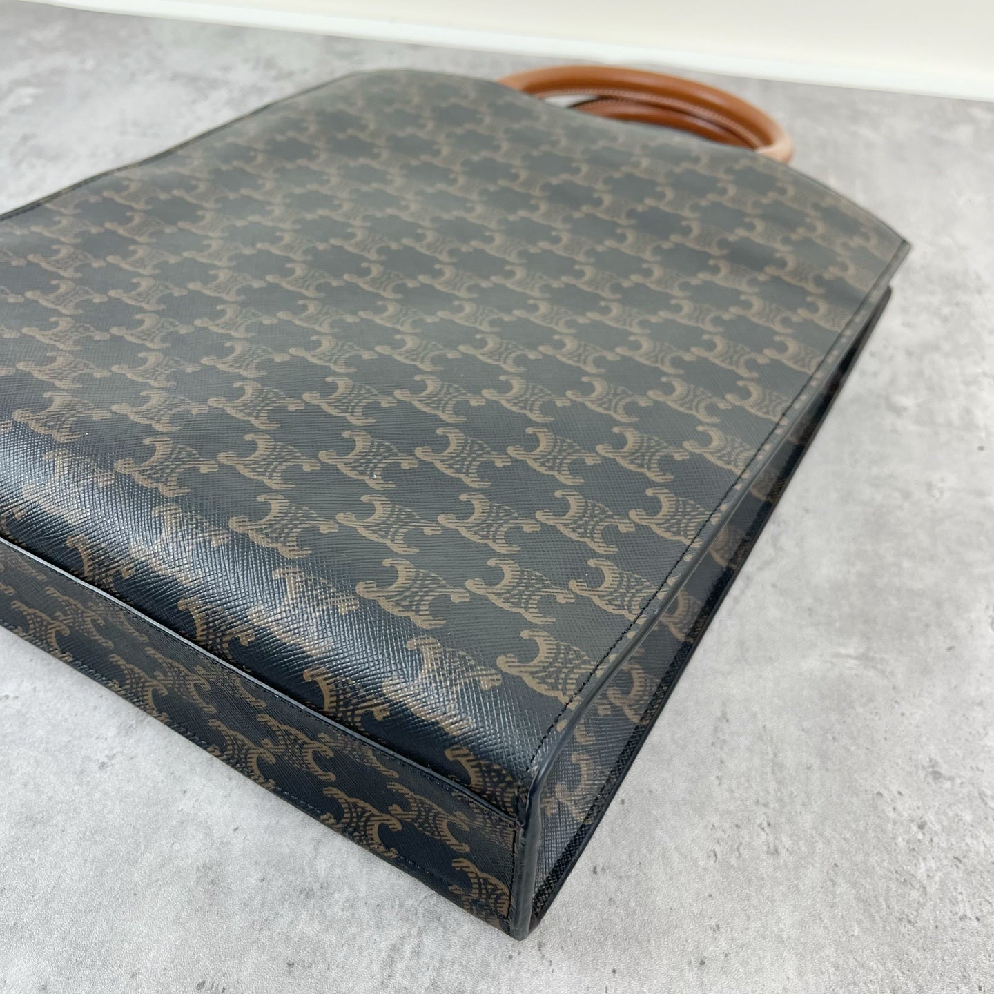 Celine CABAS Small Vertical Handbag with Logo Print Canvas 191542BZK.04LU