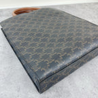 Celine CABAS Small Vertical Handbag with Logo Print Canvas 191542BZK.04LU