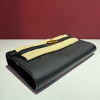 Hermes Kelly Classic To Go Wallet Black Crossbody 19.7 cm long x 11.5 cm wide x 1.5 cm thick H080253CC89