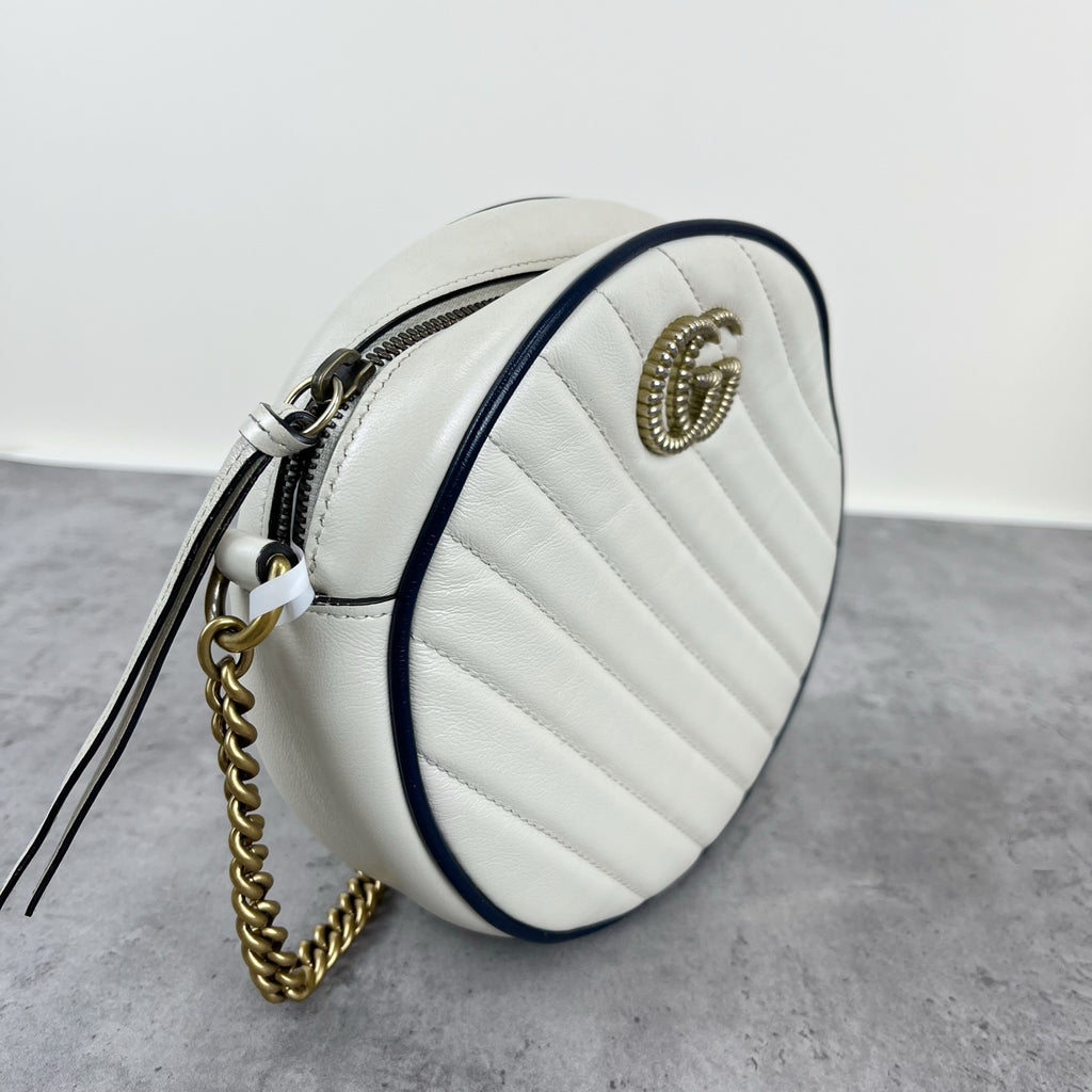 Gucci White Crossbody 550154-0OLFX-9085