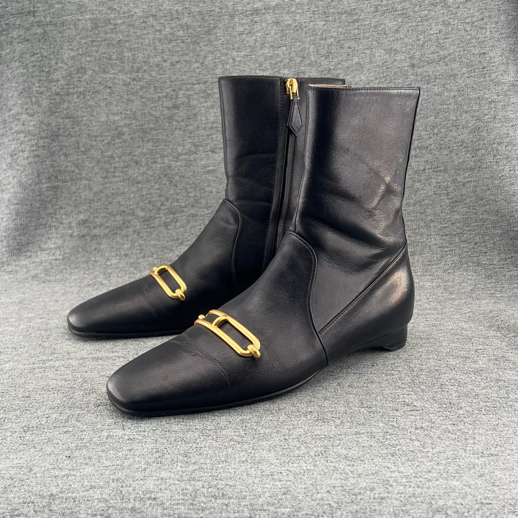 Hermes Metal Black Ankle boots