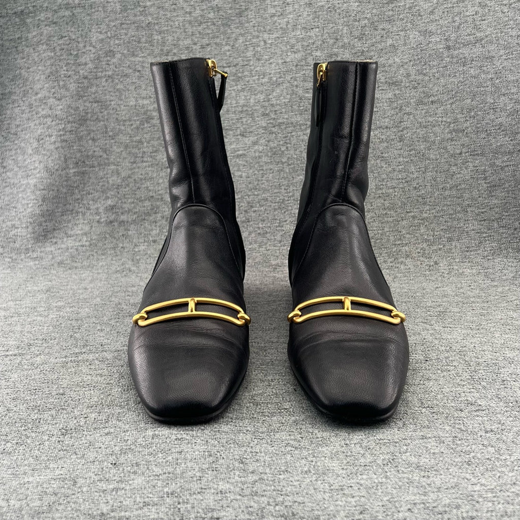 Hermes Metal Black Ankle boots
