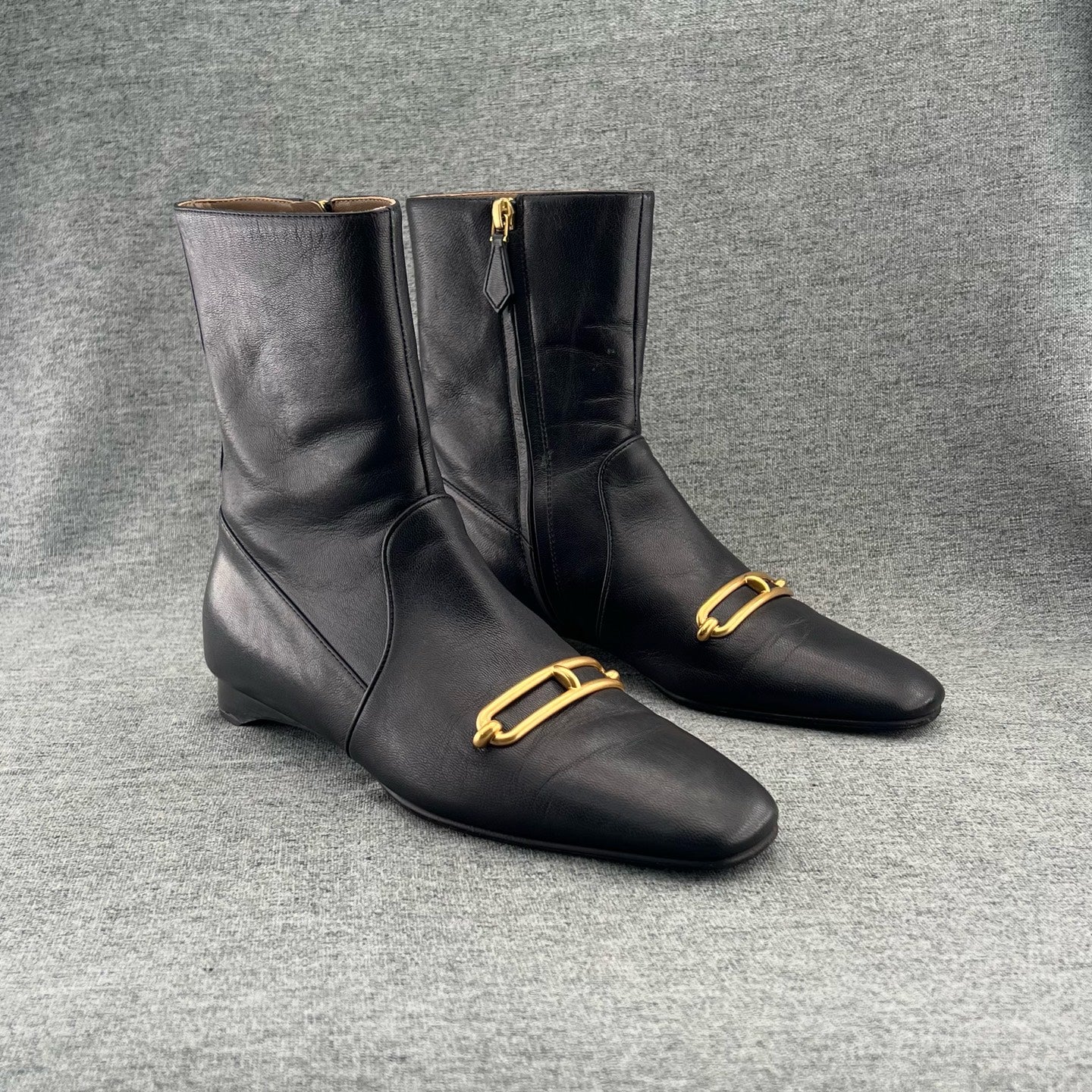 Hermes Metal Black Ankle boots
