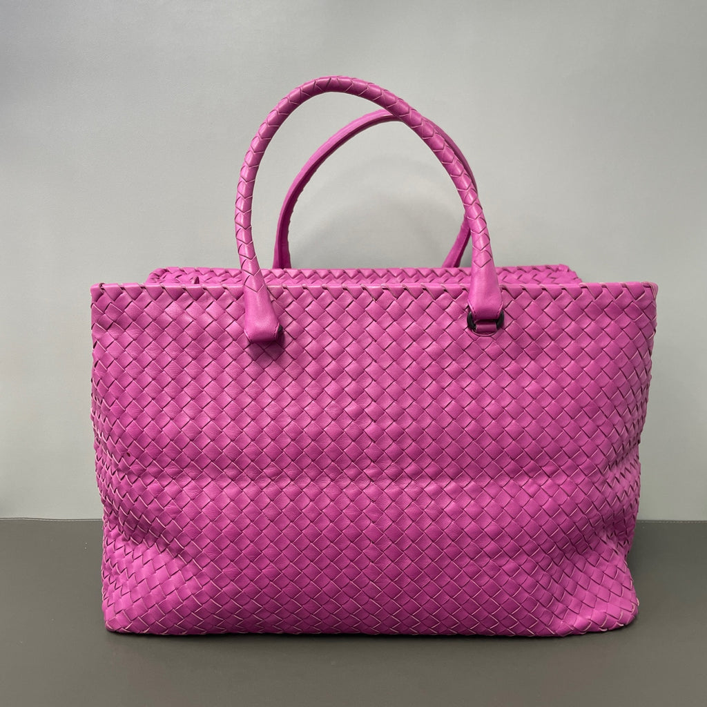 Bottega Veneta Red Satchel
