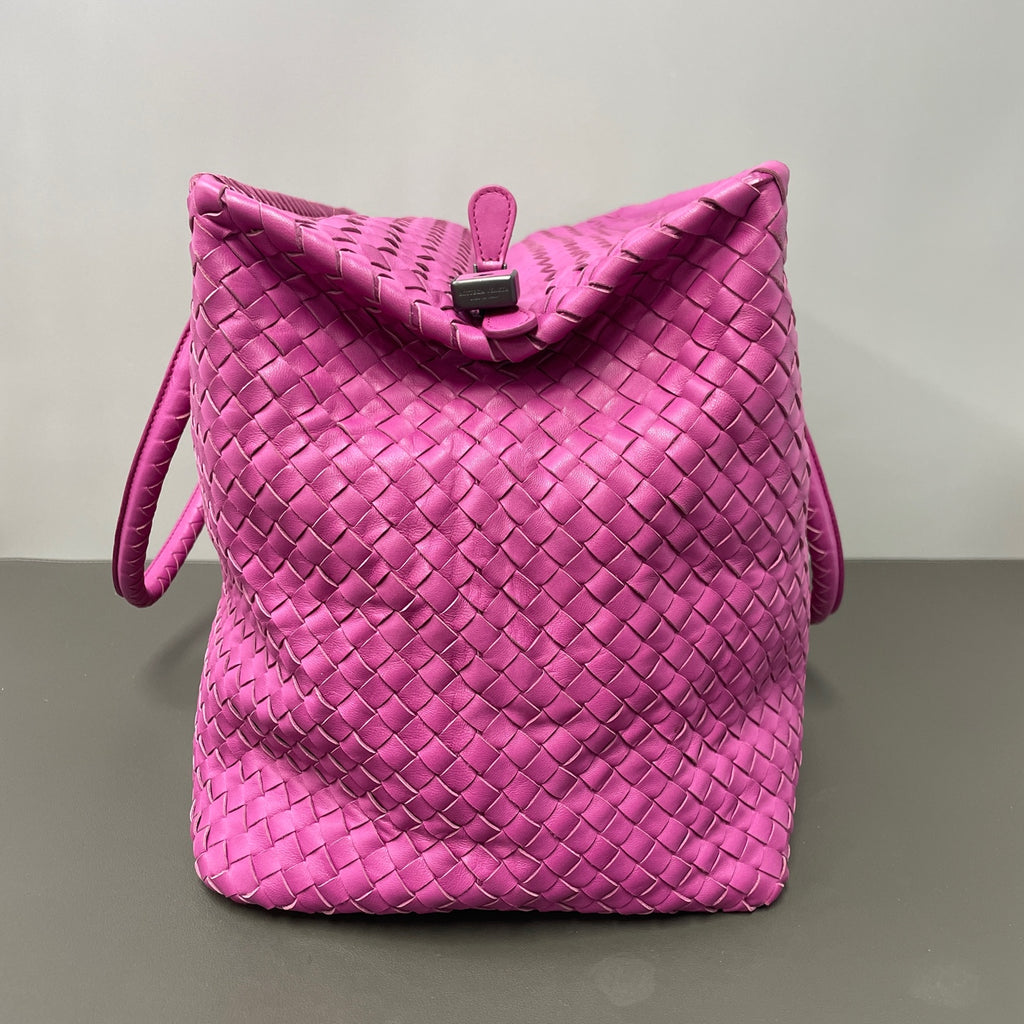 Bottega Veneta Red Satchel