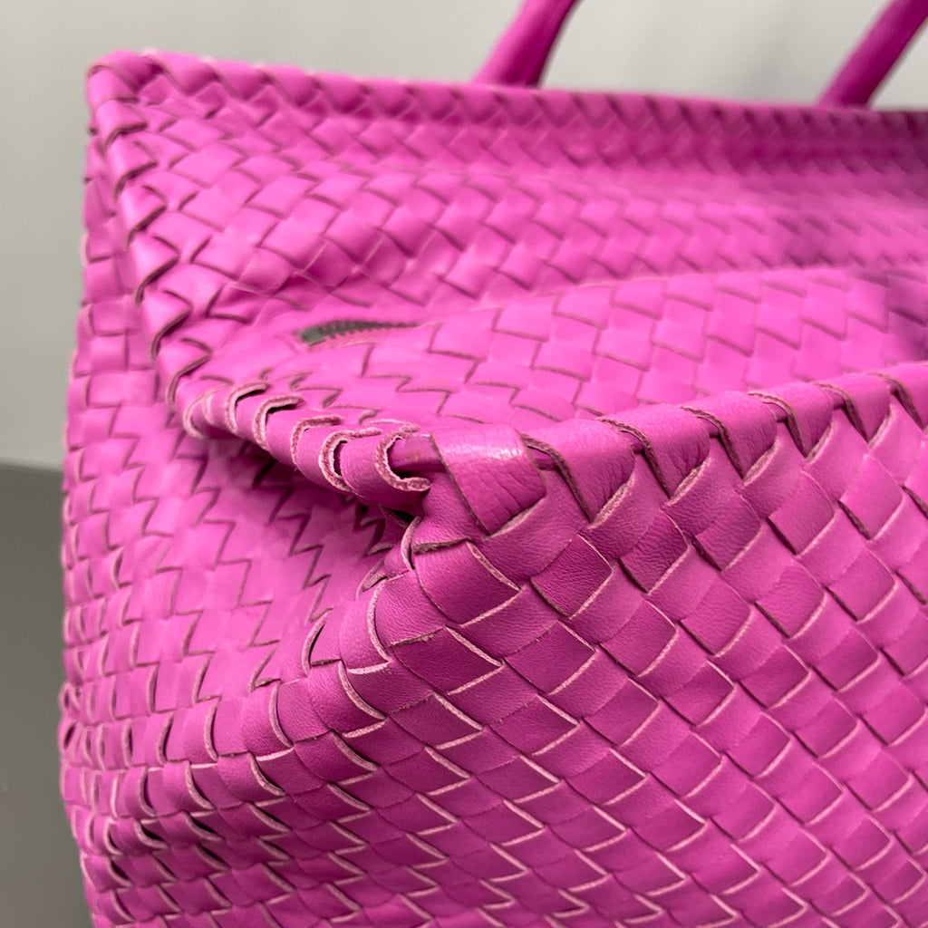 Bottega Veneta Red Satchel