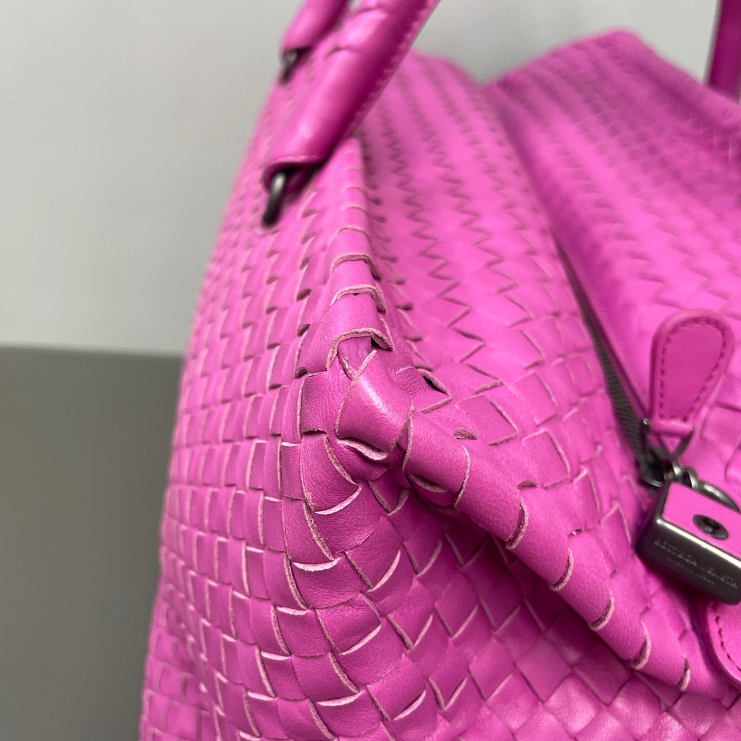 Bottega Veneta Red Satchel