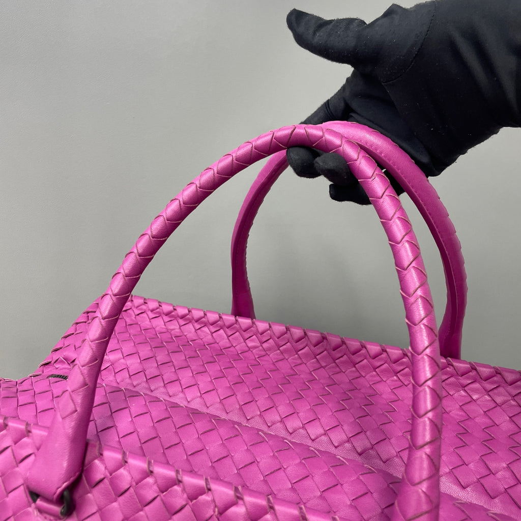 Bottega Veneta Red Satchel